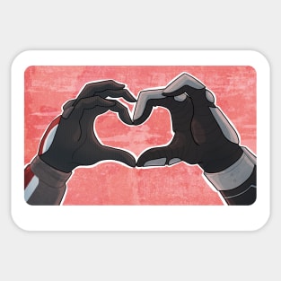 Heart Hands Sticker